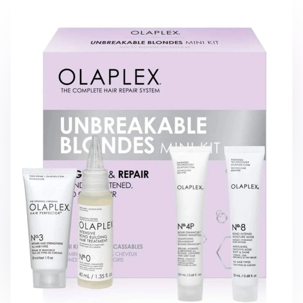 NEW 2 Olaplex Unbreakable Blondes Mini Kits With No. 0, No. 3, No. 4 & No. 8 - Picture 16 of 16